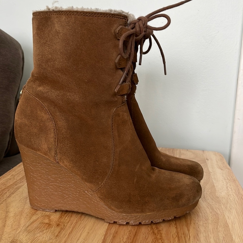 MK suede ankle boot 7